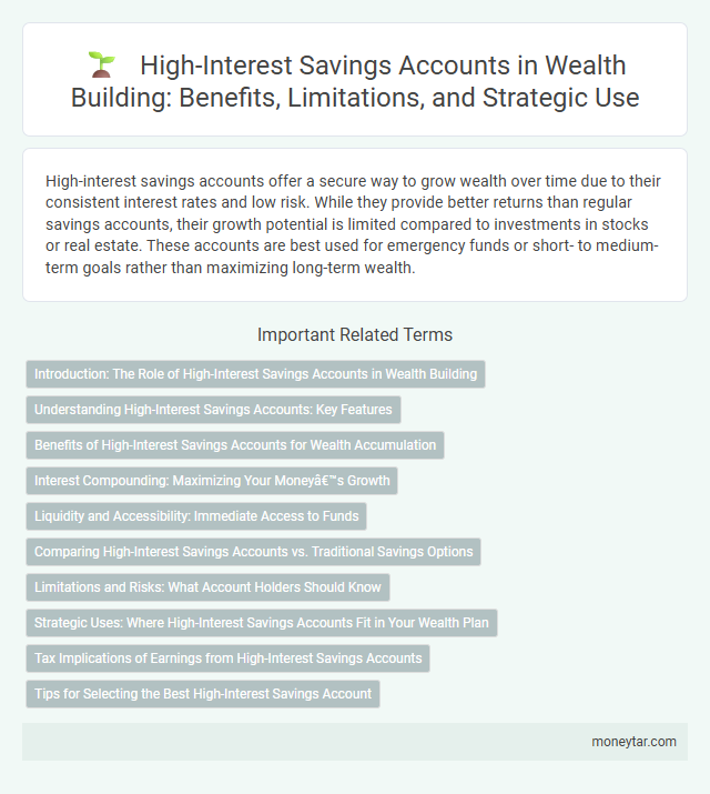 High-Interest Savings Accounts in Wealth Building: Benefits, Limitations, and Strategic Use
