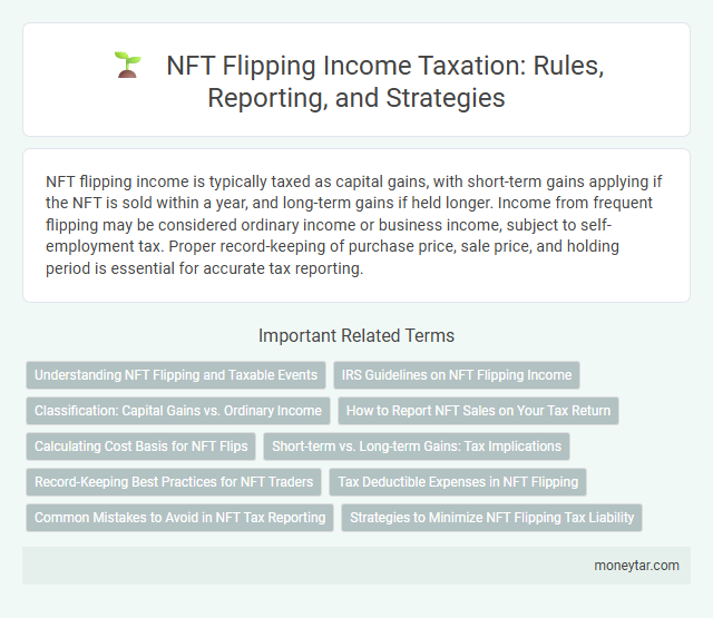NFT Flipping Income Taxation: Rules, Reporting, and Strategies