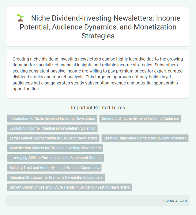 Niche Dividend-Investing Newsletters: Income Potential, Audience Dynamics, and Monetization Strategies