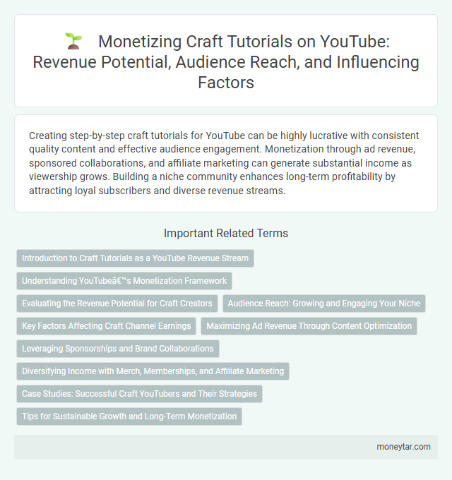 Monetizing Craft Tutorials on YouTube: Revenue Potential, Audience Reach, and Influencing Factors