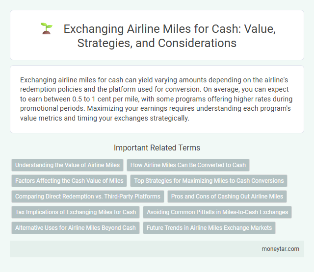 Exchanging Airline Miles for Cash: Value, Strategies, and Considerations