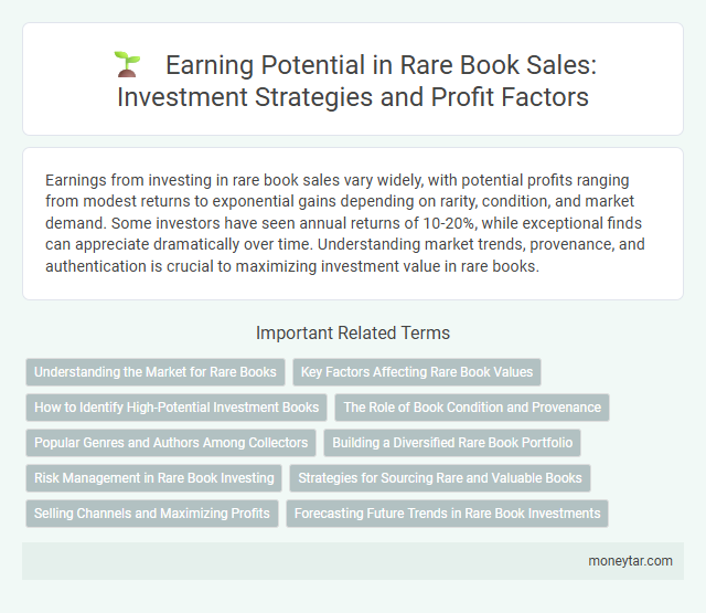 Earning Potential in Rare Book Sales: Investment Strategies and Profit Factors