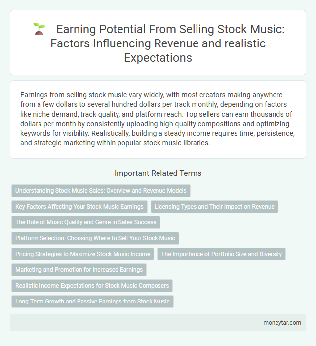 Earning Potential From Selling Stock Music: Factors Influencing Revenue and realistic Expectations