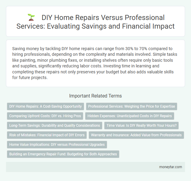 DIY Home Repairs Versus Professional Services: Evaluating Savings and Financial Impact