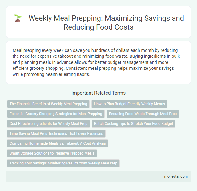Weekly Meal Prepping: Maximizing Savings and Reducing Food Costs