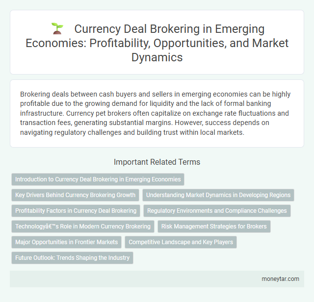 Currency Deal Brokering in Emerging Economies: Profitability, Opportunities, and Market Dynamics