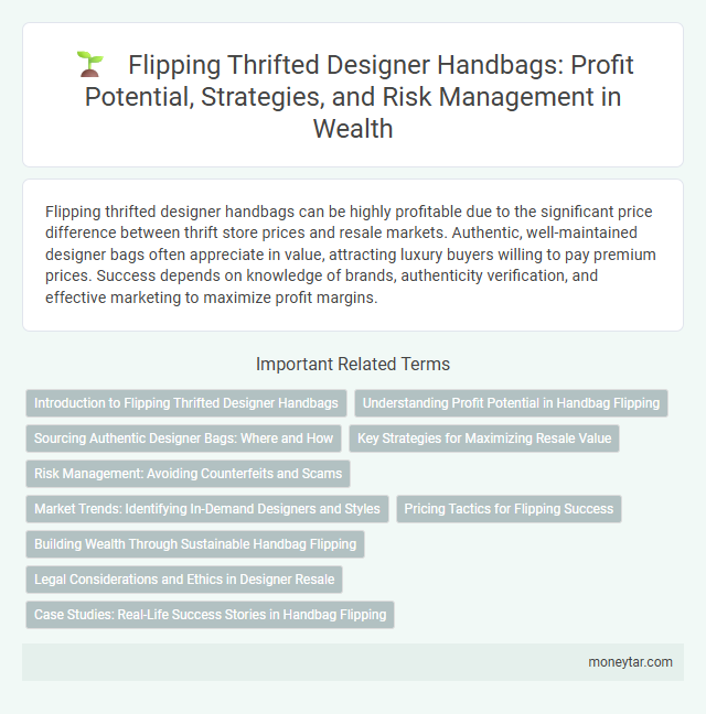 Flipping Thrifted Designer Handbags: Profit Potential, Strategies, and Risk Management in Wealth