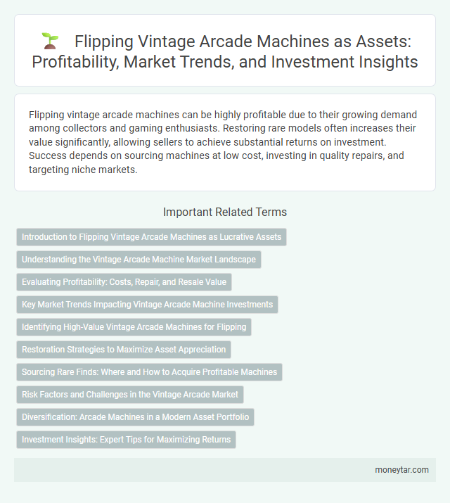 Flipping Vintage Arcade Machines as Assets: Profitability, Market Trends, and Investment Insights