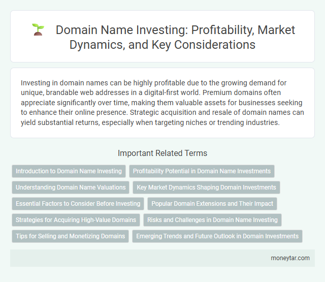 Domain Name Investing: Profitability, Market Dynamics, and Key Considerations