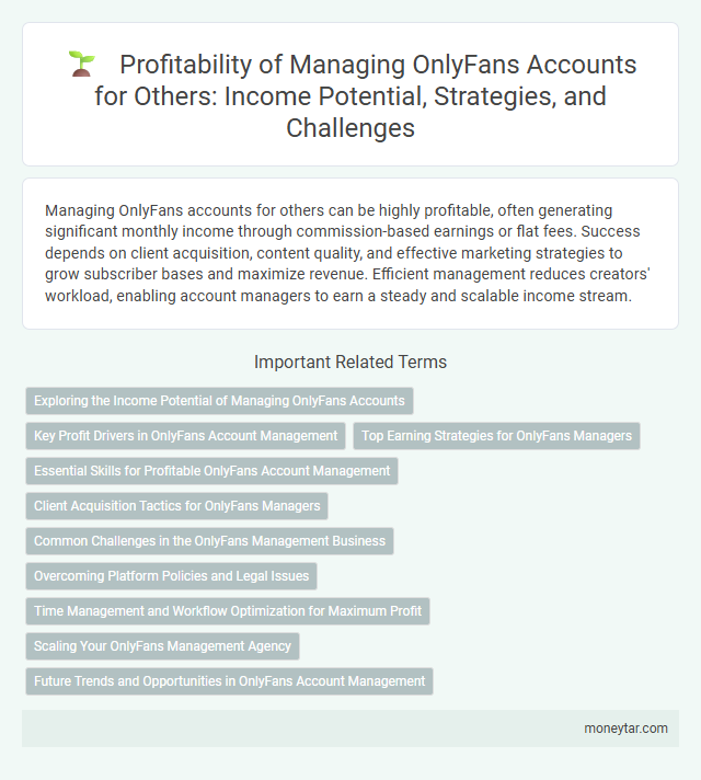 Profitability of Managing OnlyFans Accounts for Others: Income Potential, Strategies, and Challenges