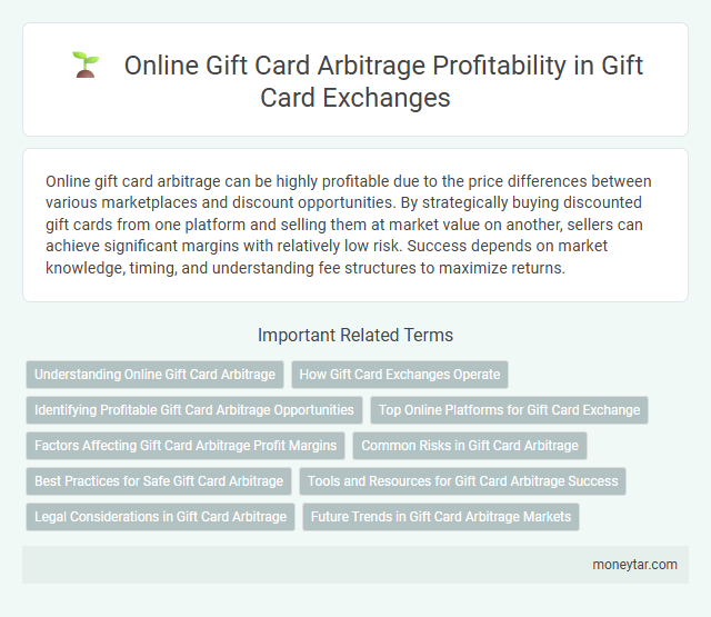 Online Gift Card Arbitrage Profitability in Gift Card Exchanges