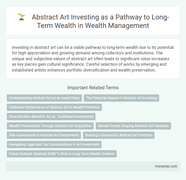 Abstract Art Investing as a Pathway to Long-Term Wealth in Wealth Management