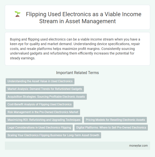 Flipping Used Electronics as a Viable Income Stream in Asset Management