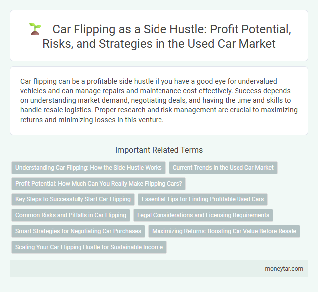 Car Flipping as a Side Hustle: Profit Potential, Risks, and Strategies in the Used Car Market