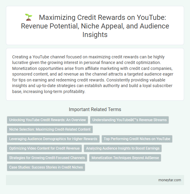 Maximizing Credit Rewards on YouTube: Revenue Potential, Niche Appeal, and Audience Insights