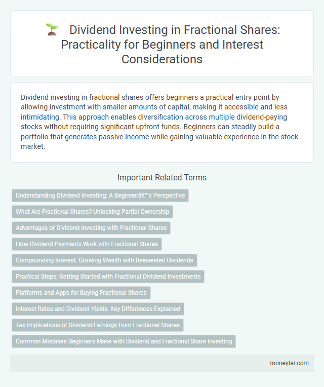 Dividend Investing in Fractional Shares: Practicality for Beginners and Interest Considerations