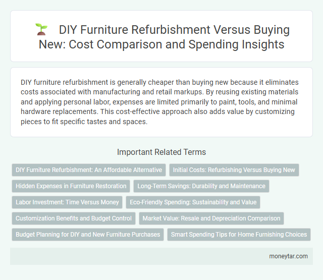 DIY Furniture Refurbishment Versus Buying New: Cost Comparison and Spending Insights