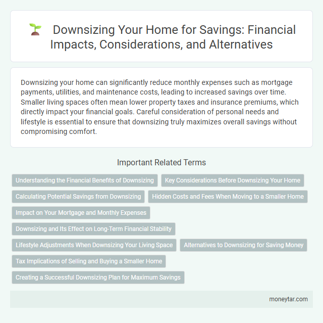 Downsizing Your Home for Savings: Financial Impacts, Considerations, and Alternatives