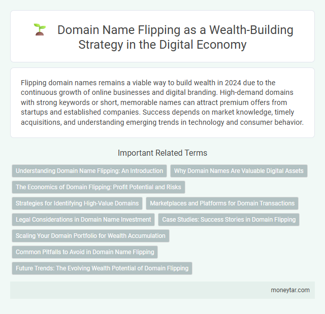 Domain Name Flipping as a Wealth-Building Strategy in the Digital Economy