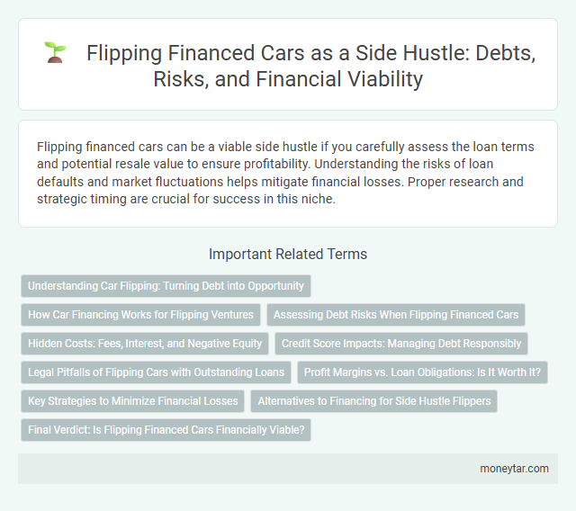Flipping Financed Cars as a Side Hustle: Debts, Risks, and Financial Viability