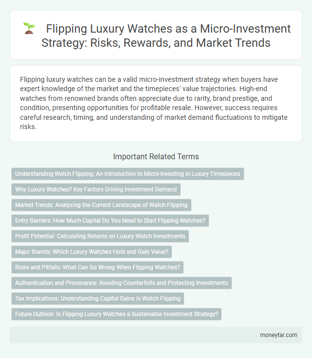 Flipping Luxury Watches as a Micro-Investment Strategy: Risks, Rewards, and Market Trends