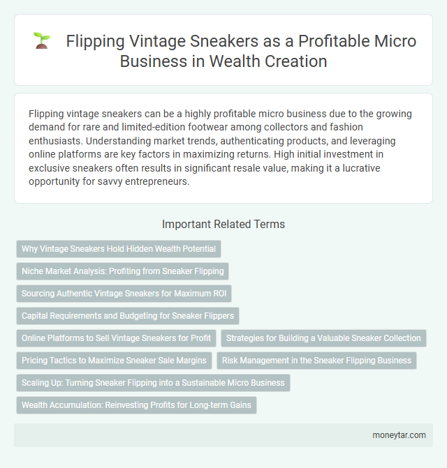 Flipping Vintage Sneakers as a Profitable Micro Business in Wealth Creation