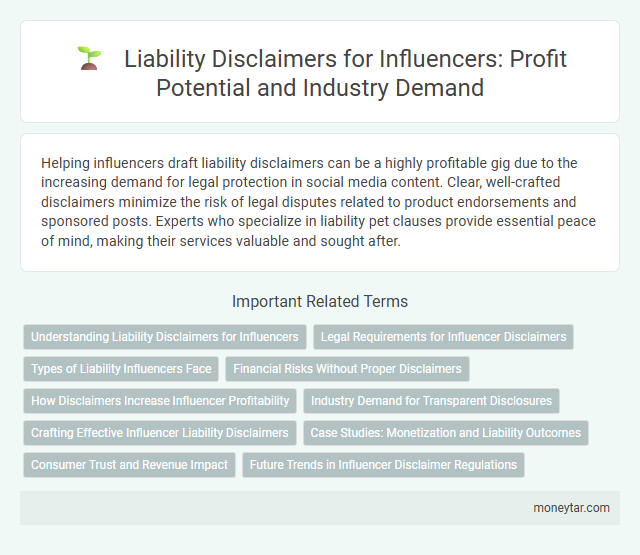 Liability Disclaimers for Influencers: Profit Potential and Industry Demand