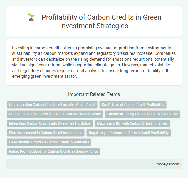 Profitability of Carbon Credits in Green Investment Strategies