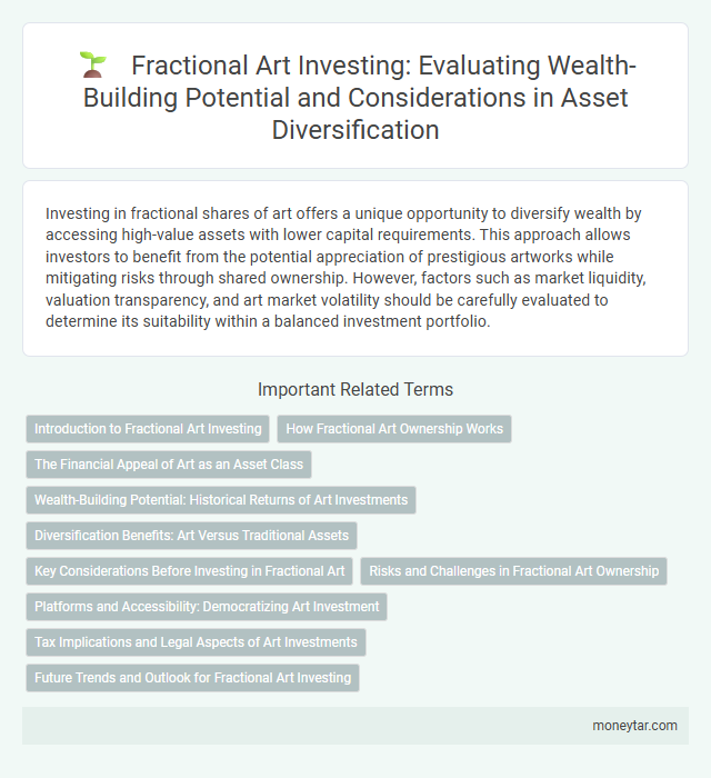 Fractional Art Investing: Evaluating Wealth-Building Potential and Considerations in Asset Diversification