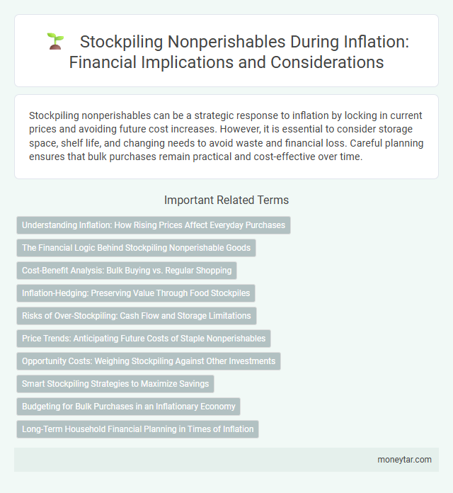 Stockpiling Nonperishables During Inflation: Financial Implications and Considerations
