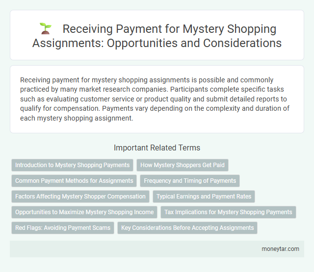 Receiving Payment for Mystery Shopping Assignments: Opportunities and Considerations