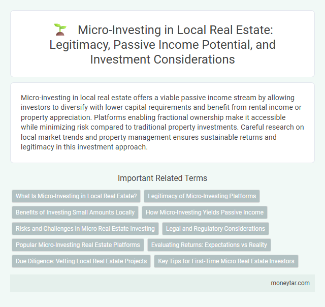 Micro-Investing in Local Real Estate: Legitimacy, Passive Income Potential, and Investment Considerations