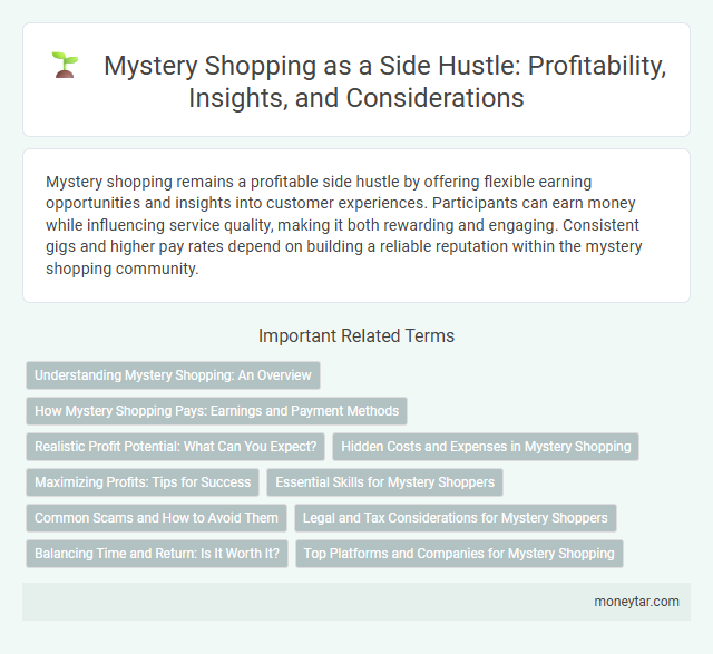 Mystery Shopping as a Side Hustle: Profitability, Insights, and Considerations