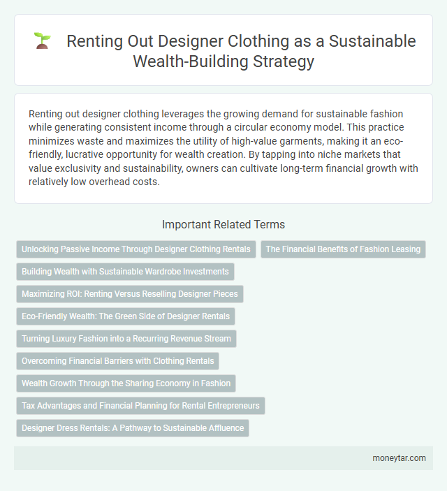 Renting Out Designer Clothing as a Sustainable Wealth-Building Strategy