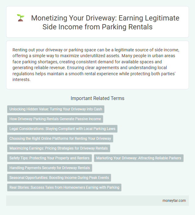 Monetizing Your Driveway: Earning Legitimate Side Income from Parking Rentals