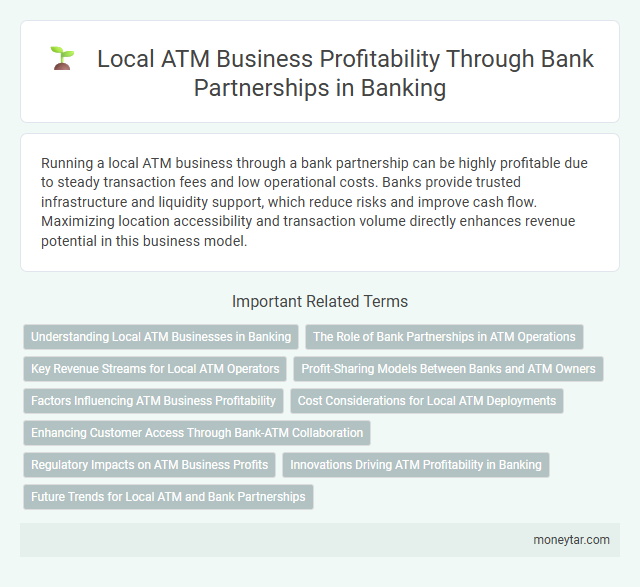Local ATM Business Profitability Through Bank Partnerships in Banking