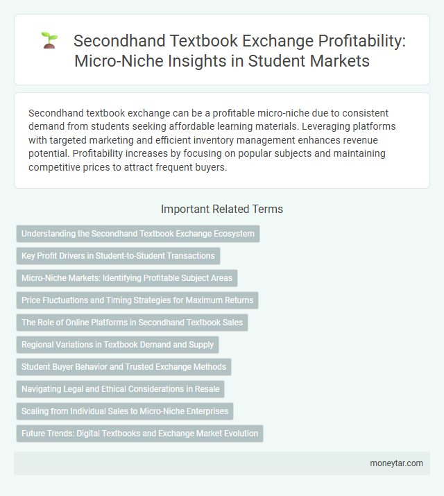 Secondhand Textbook Exchange Profitability: Micro-Niche Insights in Student Markets
