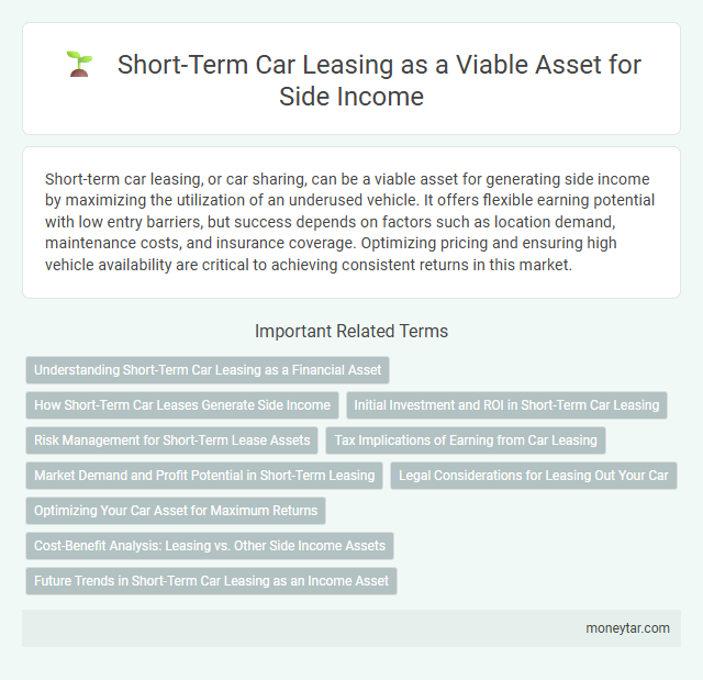 Short-Term Car Leasing as a Viable Asset for Side Income