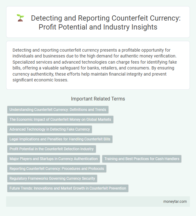 Detecting and Reporting Counterfeit Currency: Profit Potential and Industry Insights