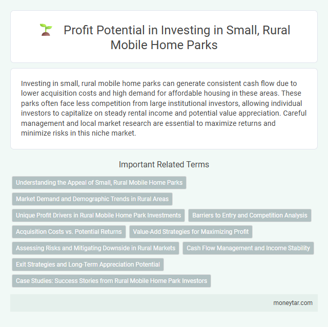 Profit Potential in Investing in Small, Rural Mobile Home Parks