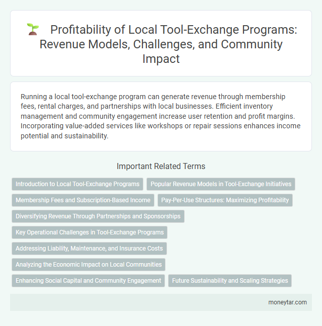 Profitability of Local Tool-Exchange Programs: Revenue Models, Challenges, and Community Impact
