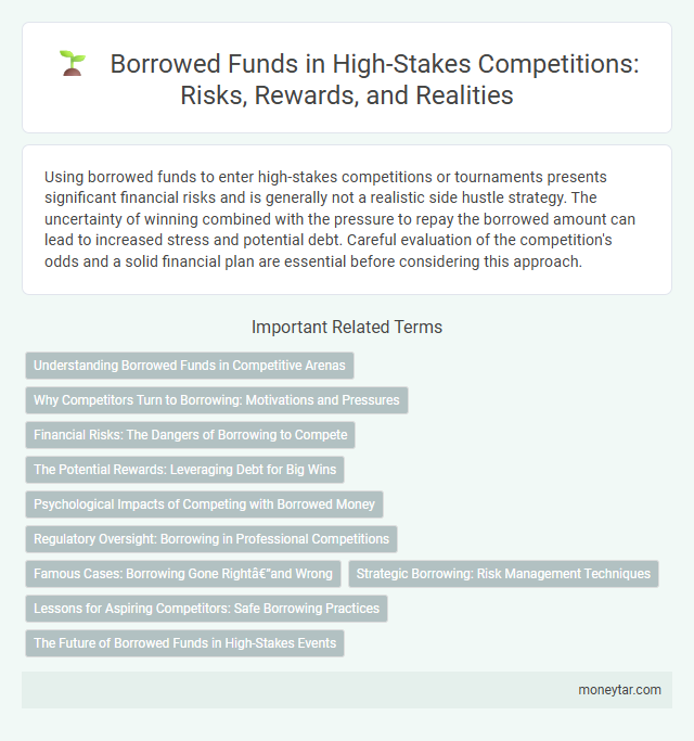 Borrowed Funds in High-Stakes Competitions: Risks, Rewards, and Realities