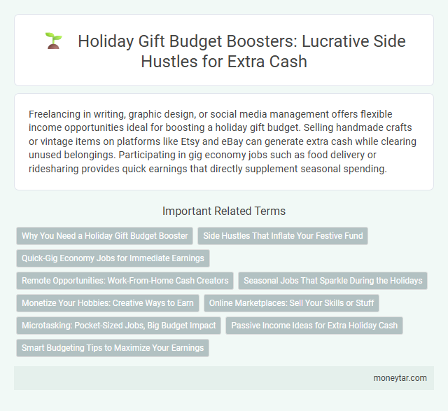 Holiday Gift Budget Boosters: Lucrative Side Hustles for Extra Cash