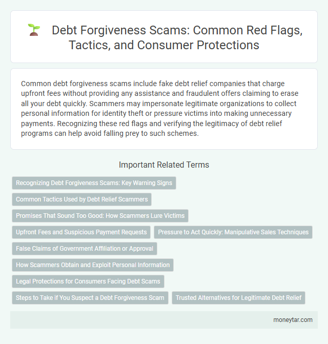 Debt Forgiveness Scams: Common Red Flags, Tactics, and Consumer Protections