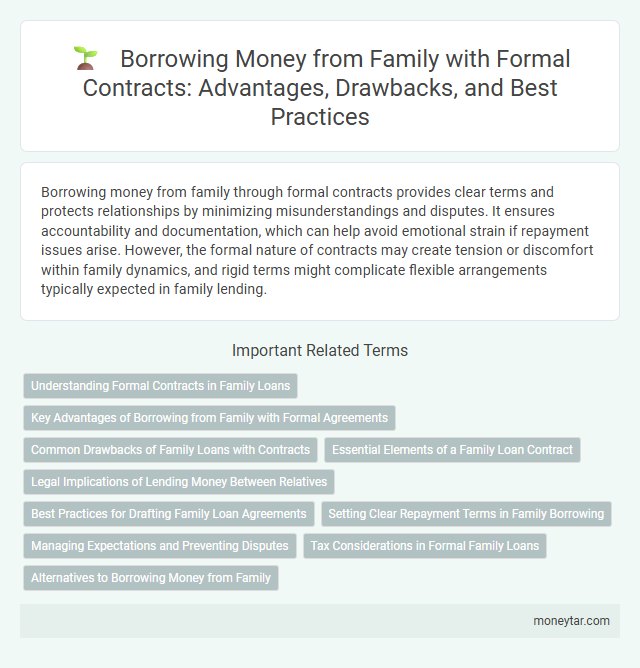 Borrowing Money from Family with Formal Contracts: Advantages, Drawbacks, and Best Practices