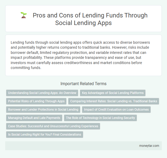 Pros and Cons of Lending Funds Through Social Lending Apps