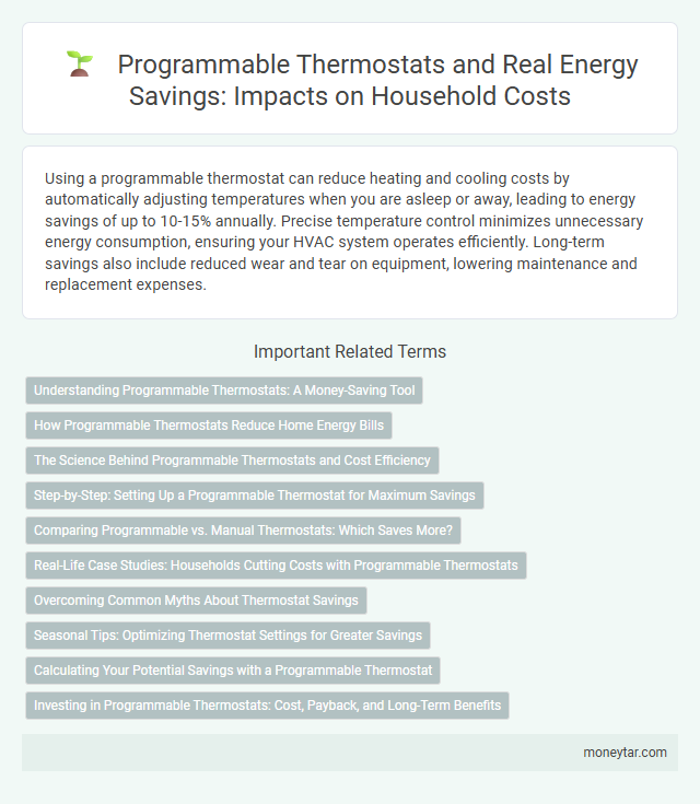 Programmable Thermostats and Real Energy Savings: Impacts on Household Costs