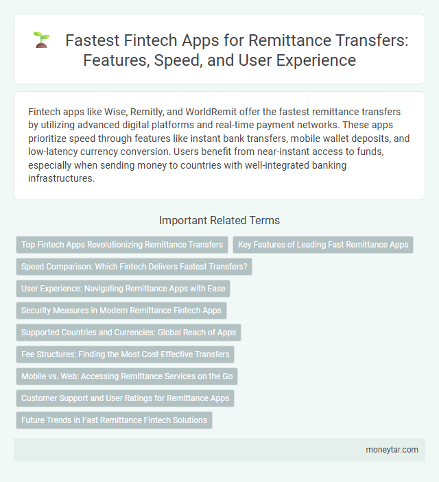 Fastest Fintech Apps for Remittance Transfers: Features, Speed, and User Experience