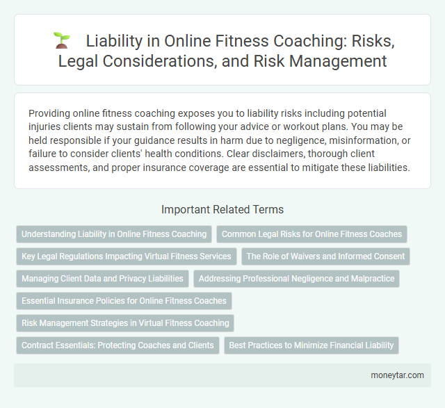 Liability in Online Fitness Coaching: Risks, Legal Considerations, and Risk Management
