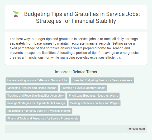 Budgeting Tips and Gratuities in Service Jobs: Strategies for Financial Stability
